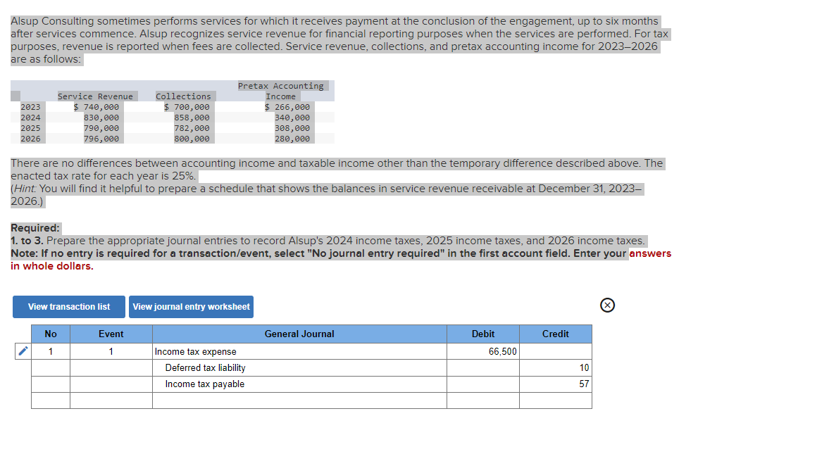  Alsup Consulting sometimes performs services for which it receives payment at