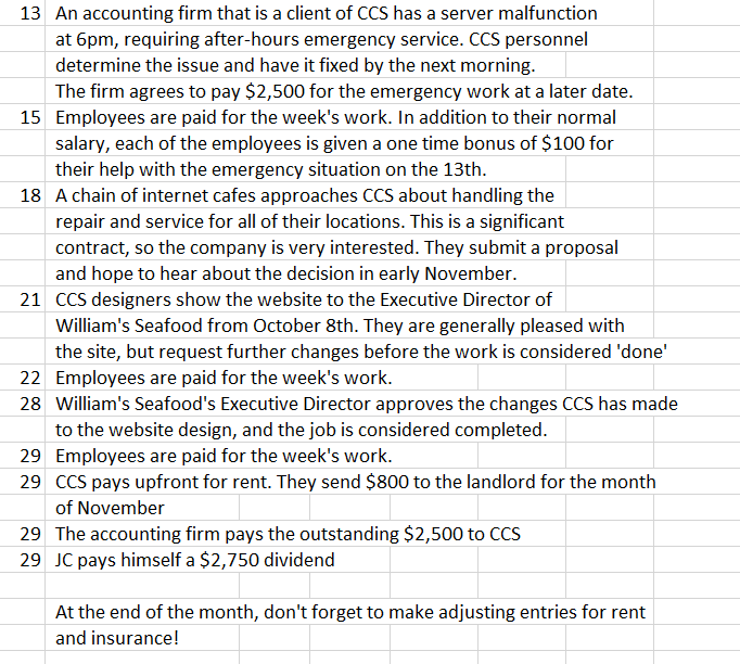 Computer Services Three years ago, James Colton (JC) founded Colton Computer Services
