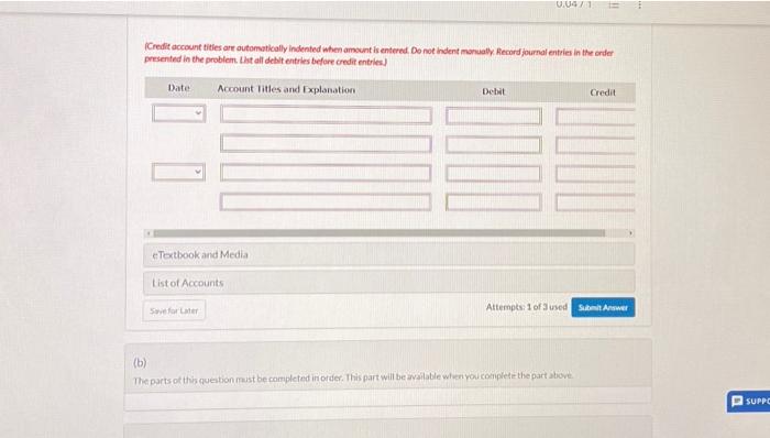 3 Made sales to Fort Company $1,650 and to Hefmer fros, $1,530.