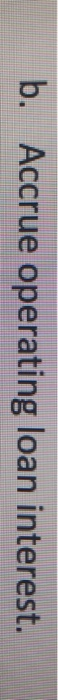 negotiated a $20,000 operating line with BNS. Interest will be charged at