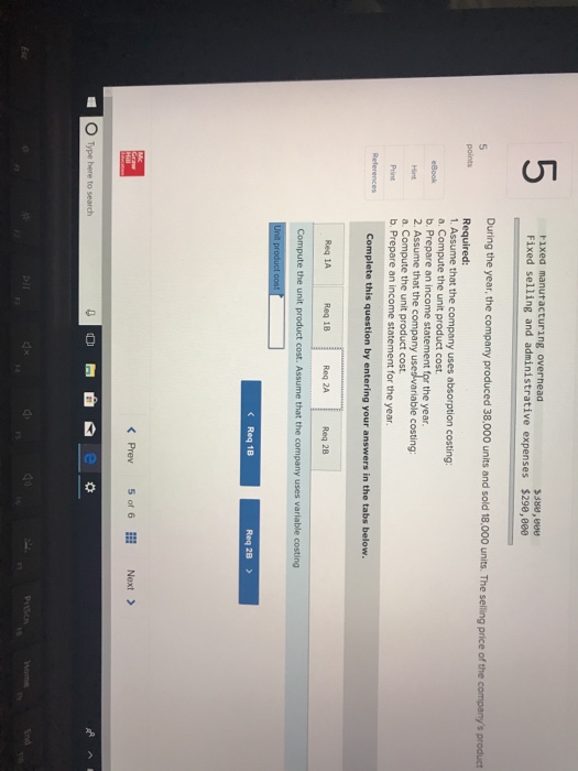 Direct materials Direct labor s 10 Variable manufacturing overhead Variable selling and