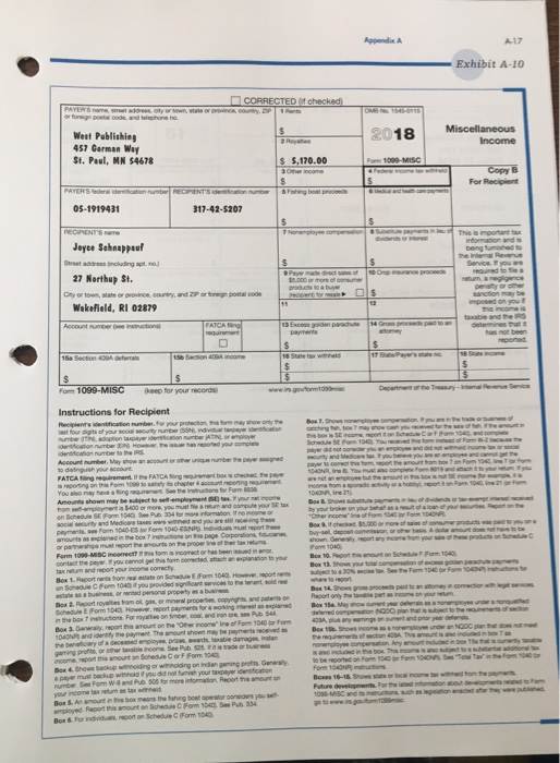 Connecticut. 7. On June 26, 2018, Bill receives a check for $15.480