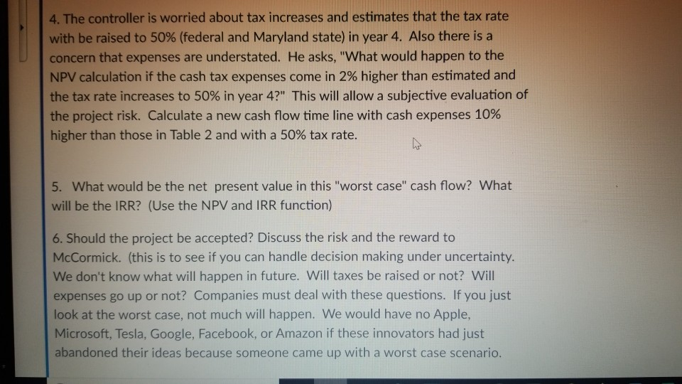 please help with questions 4 - 6 thanks. project 5 info