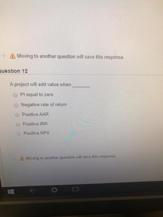  > Moving to another question will save this response. uestion 12