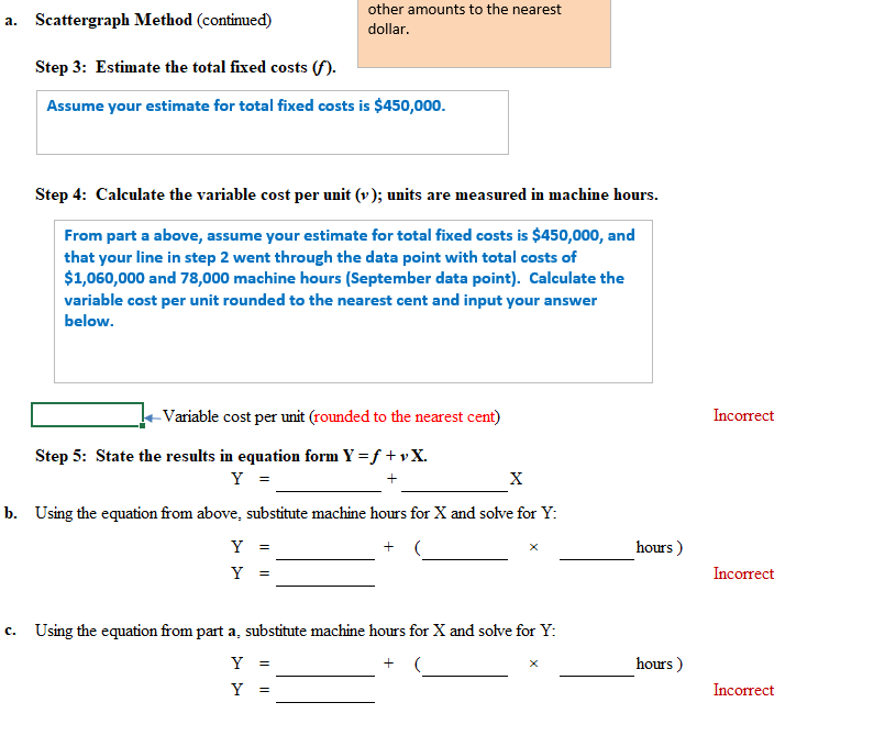  , larr Variable cost per unit (rounded to the nearest cent)
