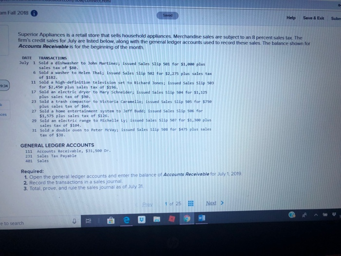  am Fall 2018 Help Save &Exit Subm Superior Applilances is a