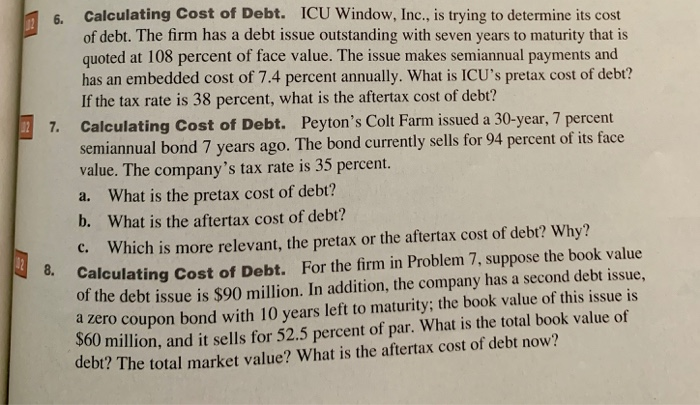 please show all work for questions 6-8 with easy steps to follow.