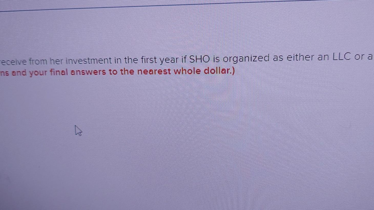 a so entity is expected to generate an 11 percent annual before-tax