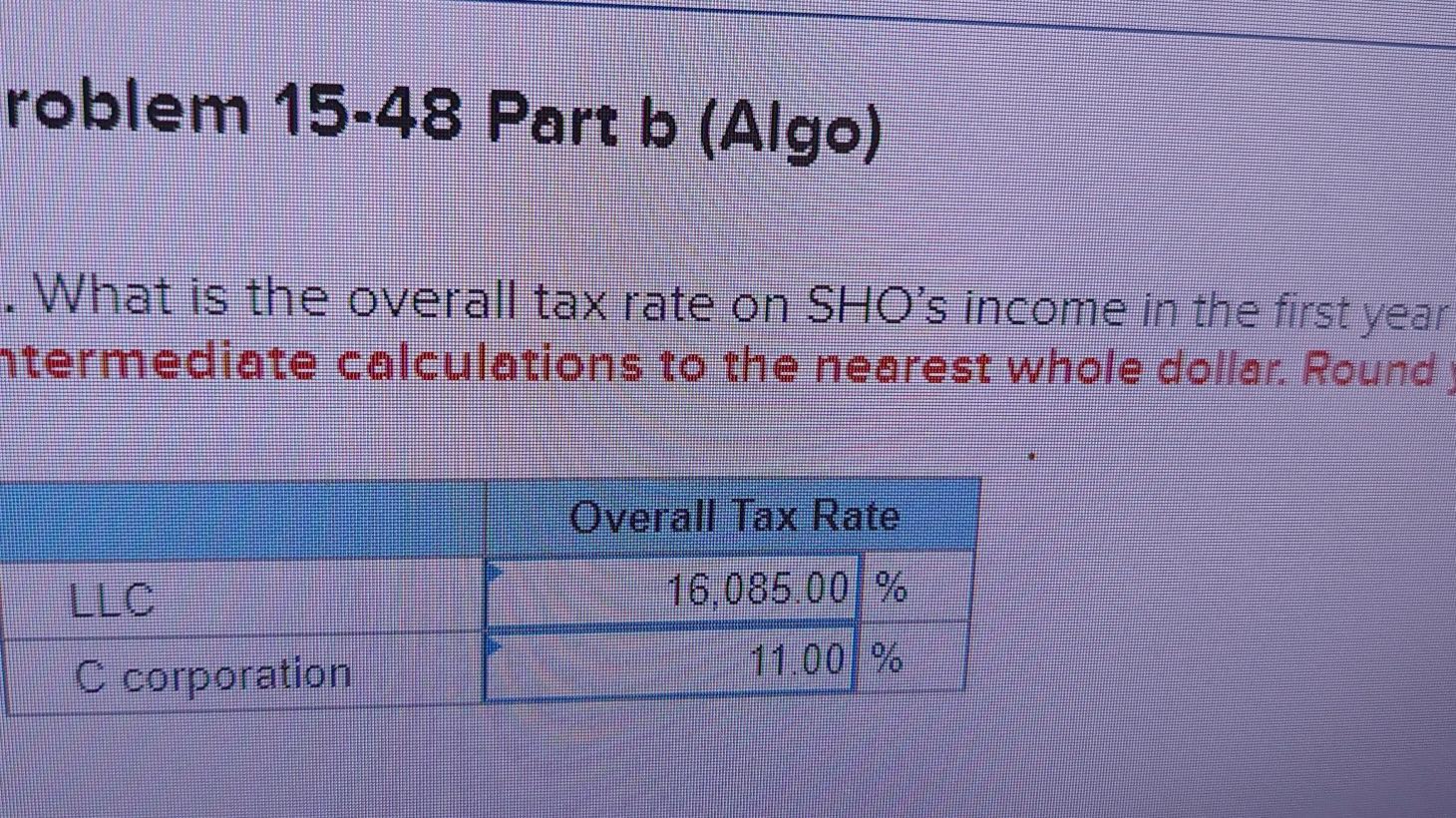 retu income tax rate is 35 percent and her tax rate on