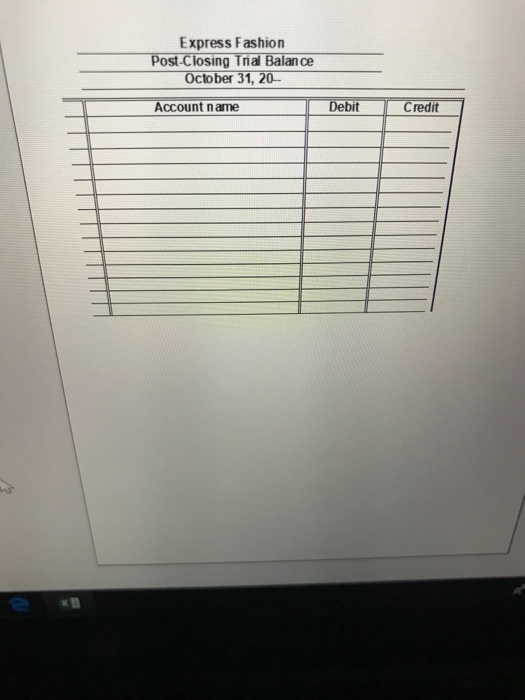 in October. c. On October 1, the company signed a three-month advertising