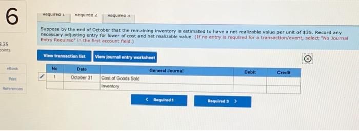 Bowser Company's inventory consists of 55 units with a cost per unit