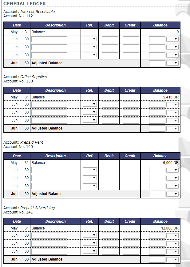 post the adjusting entries after completing the worksheet. This is because, in