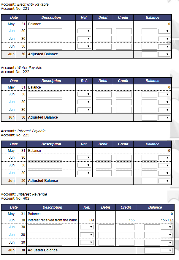 and ledgers. Therefore completing the Adjustments column in the worksheet does not