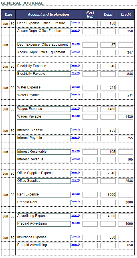 step. The purpose of adjusting entries is to ensure that the general
