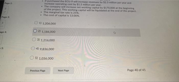 concerning a capital budgeting project, the total cash flow In year 25