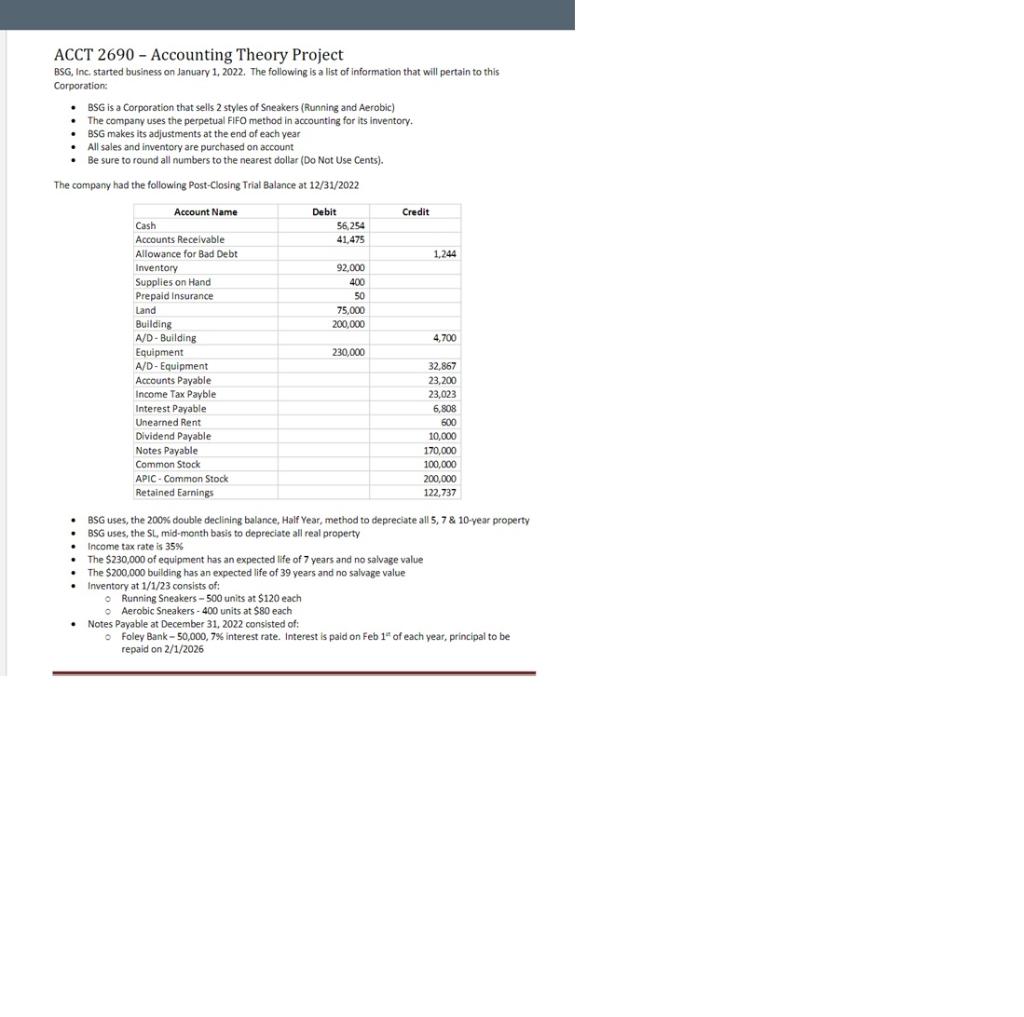 im needing some help with setting up journal entries for the info