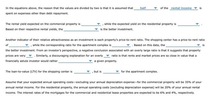 Real Estate and High-Risk Investments Scenario: You are considering investing in real