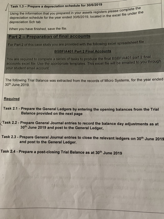  task 2.1. prepare the general ledger by enetring the opening balanc