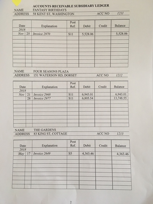 accounts receivable and accounts payable. Celebration Experts Inc. prepares financial statements on