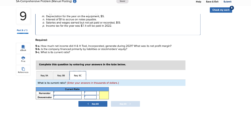 reporting period ends December 31. The trial balance on January 1, 2021,
