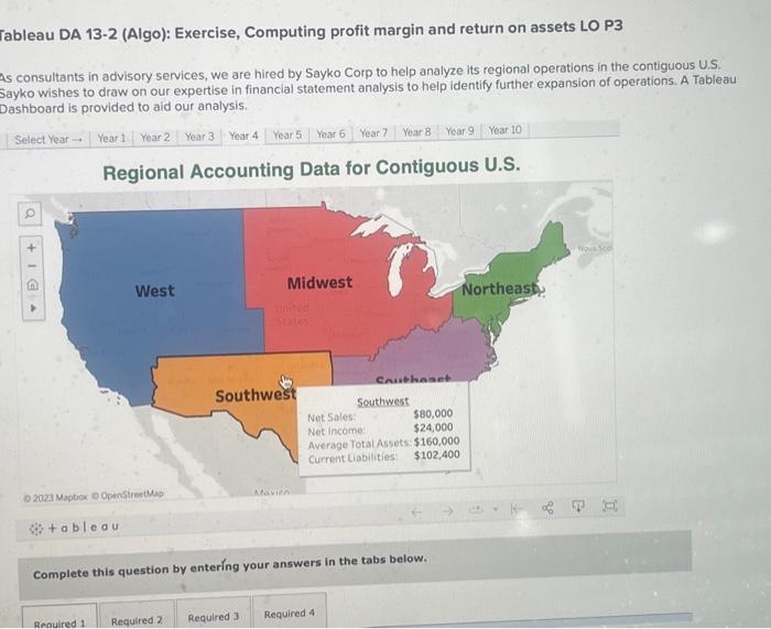 operations in the contiguous U.S. Sayko wishes to draw on our expertise