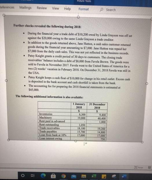 Format Search Bank Summary 60.000 Balance on 1 January 2018 Receipts: Receivables