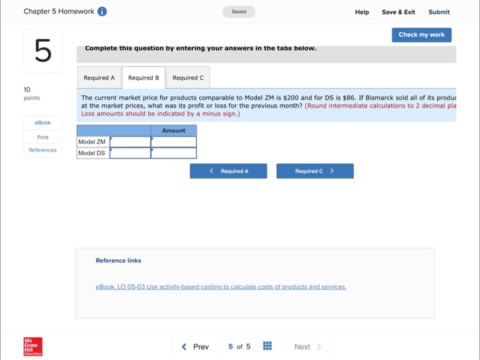 are the cost data that Jane Price, the cost accountant, prepared for