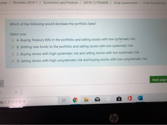  urses / Modules 2019-1 / Economics and Finance / (2019-1) FIN4006