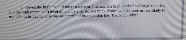 a of the competitors in Thailand. At a recent meeting 15 board