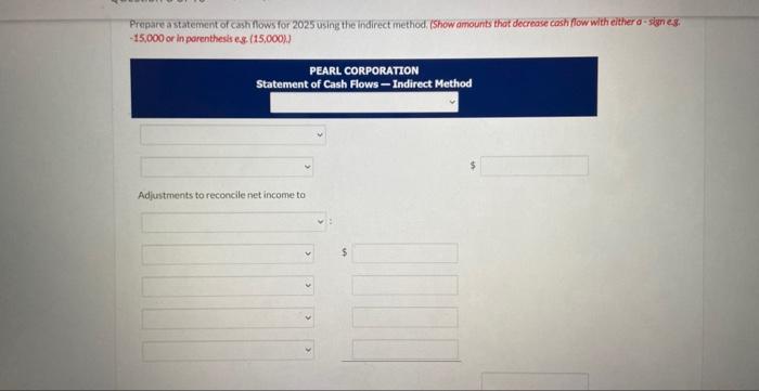 noncash investing and financing activities occurred during 2025. 3. The land was