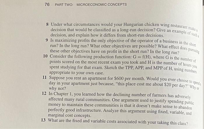 and 13 3 What quantities of labor, in hours, would be considered