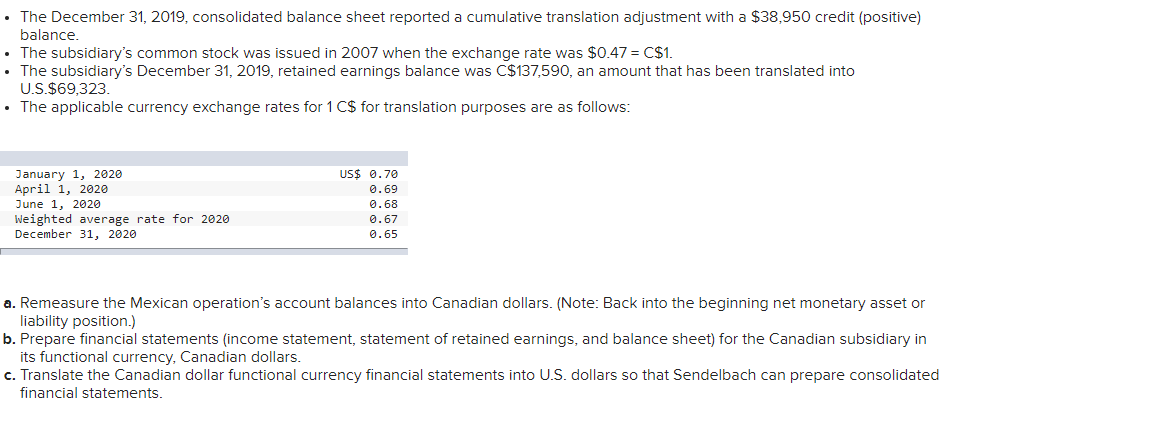 company operates primarily in Canada, it engages in some transactions through a