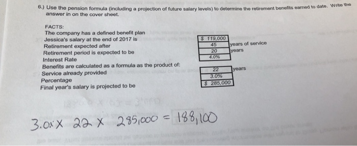 thankyou 7.) Based on the following information calculate the present value of