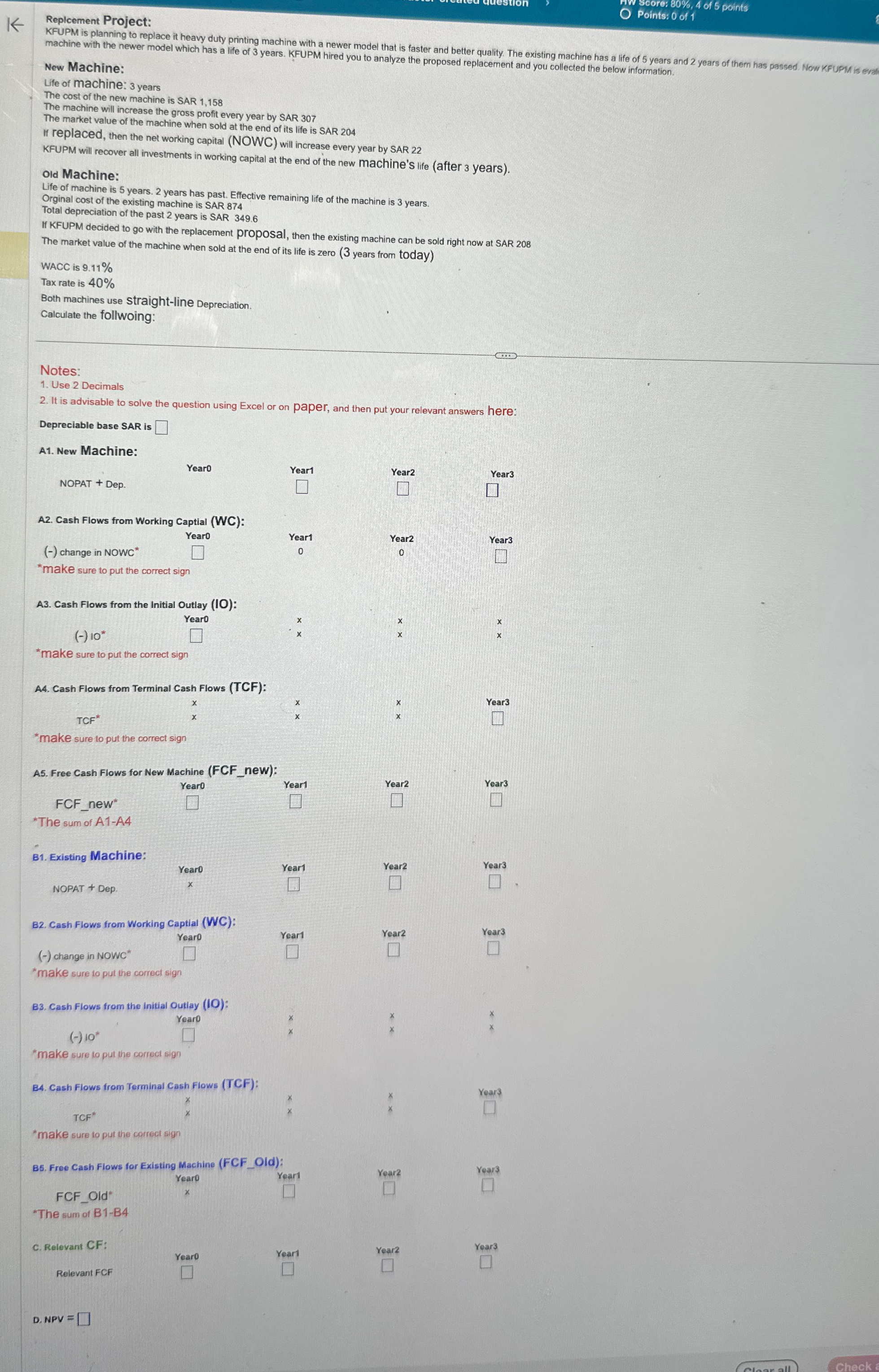  Replcement Project: KFUPM is planning to replace it heavy duty printing