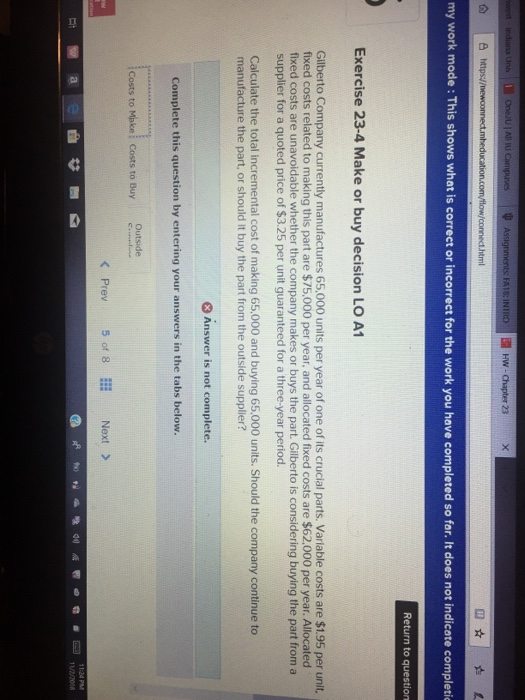  https:/ ml my work mode : This shows what is correct