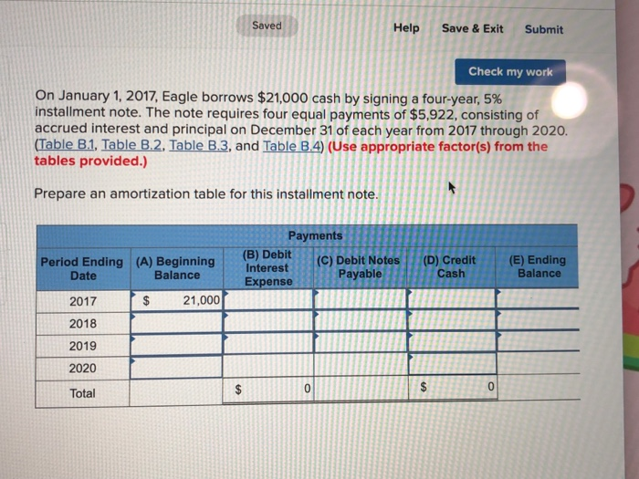  Help Save & Exit Submit Check my work On January 1,