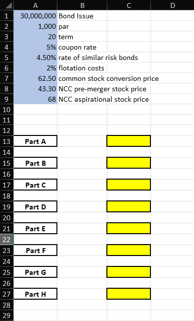 coupon rate of 5% and be convertible to common stock at $62.50.