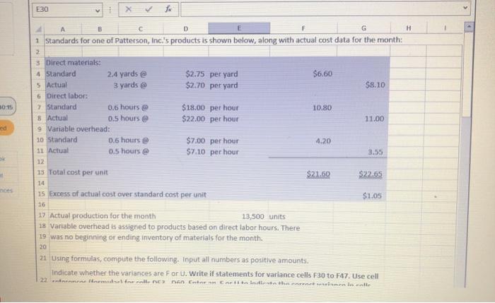 details of its actual cost data for the month. The Controller has