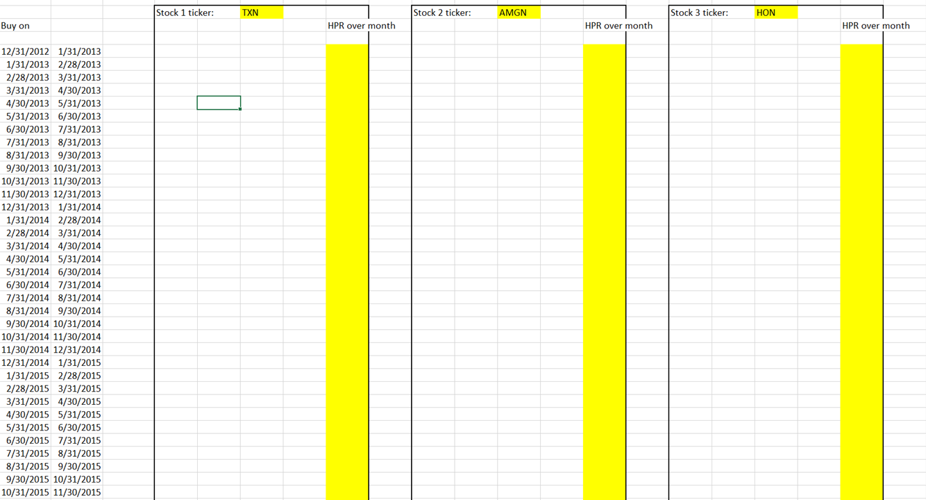 members I will compare your answers in the yellow cells against my