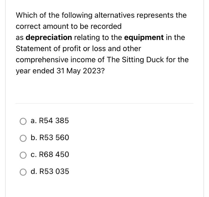 2023 . 6. Karabo withdrew cash amounting to R15 000 in order