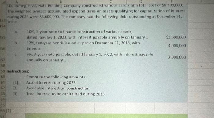  The weighted average accumulated expenditures on assets qualifying for capitalization of