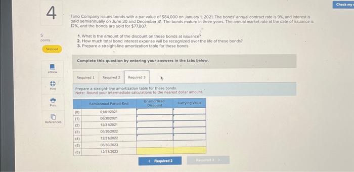 annual contrect rate it 9%, and interest is paid somiannually on June