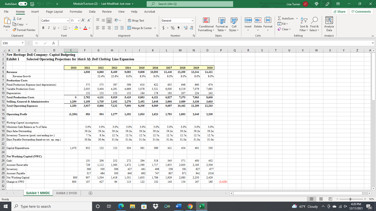 Please write a report on which project should Harris recommend or neither.