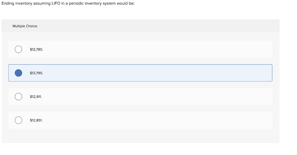 inventory: 1,900 gallons @ $9.00 per gallon = $17,100 Purchases: Mar. 10