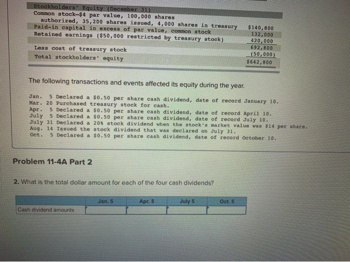 The equity sections for Atticus Group at the beginning of the year