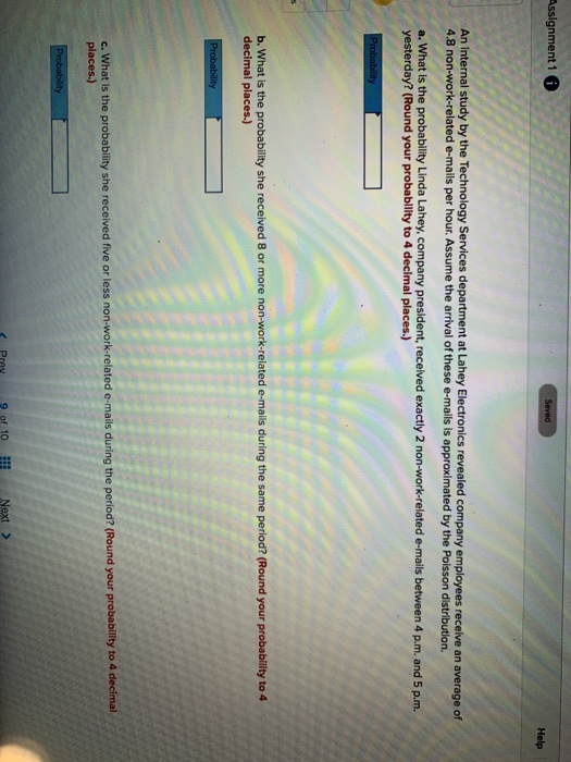  Assignment 1 Saved Help An internal study by the Technology Services
