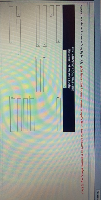 for the account titles and enter o for the amounts. Record journal