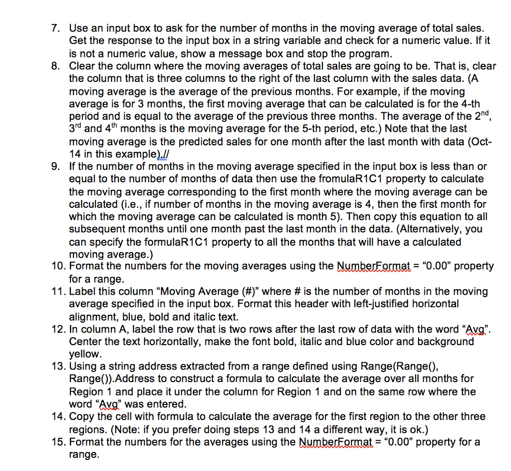 Oct 11 before 12:45pm on e-Campus Upload to e-Campus an macro-enabled Excel