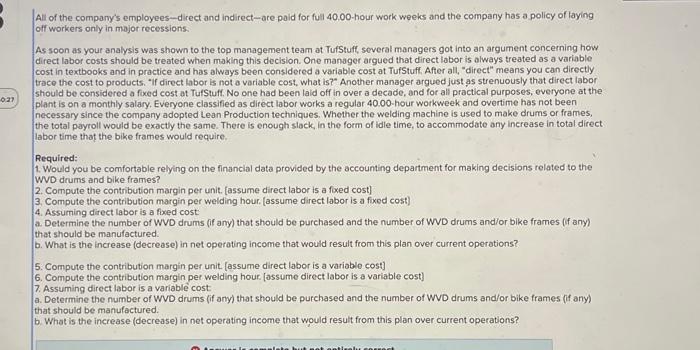 used in the chemical industry. One of thed company's products is a