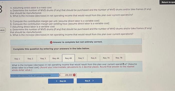 of welding time is available annually on the machine. Because each drum